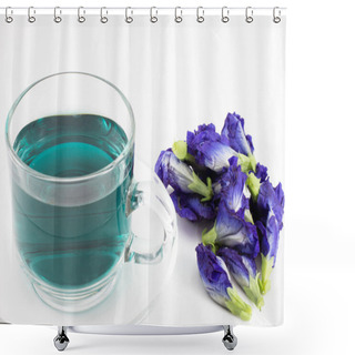 Personality  Butterfly Pea Shower Curtains
