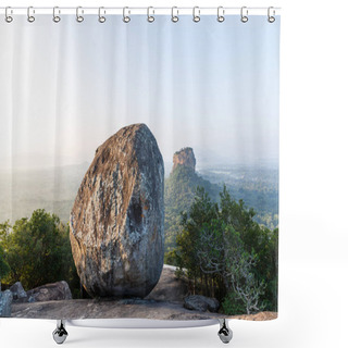 Personality  Big Rock Shower Curtains