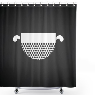 Personality  Kitchen Colander Icon Shower Curtains