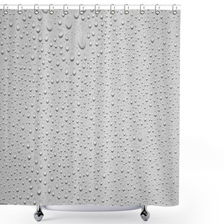 Personality  Water Drops Background White Shower Curtains