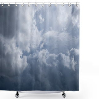 Personality  Dramatic Sky Clouds Shower Curtains