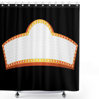 Personality  Entertainment Sign Shower Curtains