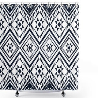 Personality  Geometric Ethnic Pattern Traditional Design For Background,carpet,wallpaper,clothing,wrapping,batik,fabric,sarong Shower Curtains