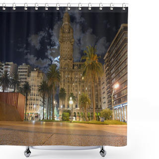 Personality  Montevideo In Uruguay Shower Curtains