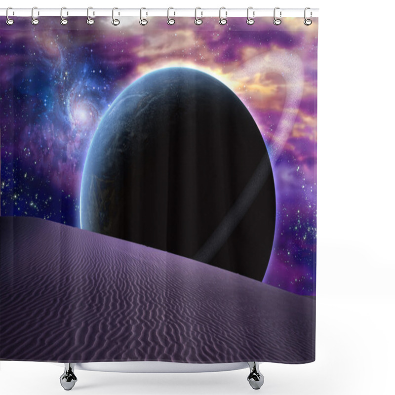 Personality  Sands Of Erudin Shower Curtains