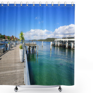 Personality  Manly Beach Wharf Shower Curtains