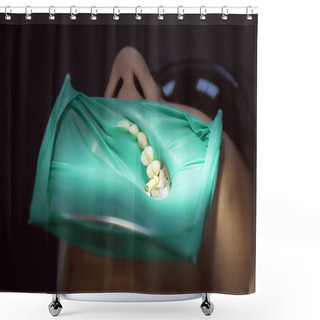 Personality  Treatment Rotten Tooth Shower Curtains