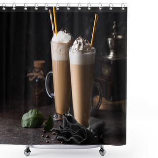 Personality  Cold Coffee Drink Shower Curtains