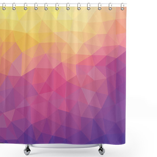 Personality  Abstract Geometric Background - Vector Pattern For Creative Design Projects. Shower Curtains