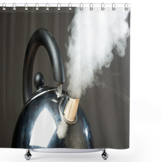 Personality  Boiling Kettle With Dense Steam Shower Curtains