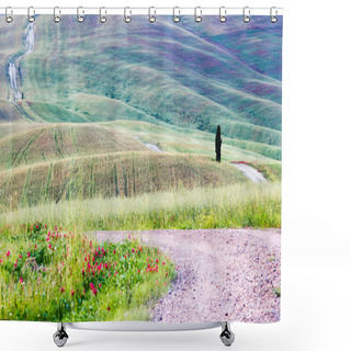 Personality  Tuscany Landscape Shower Curtains