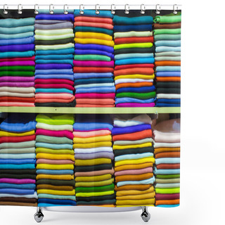 Personality  Colorful Turkish Fabric Samples On Grand Bazaar Shower Curtains