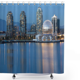 Personality  Vancouver B.C., Canada Skyline, Skyline Photography Shower Curtains