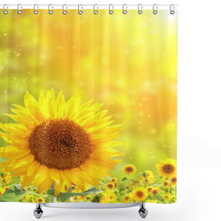 Personality  Sunflowers Shower Curtains