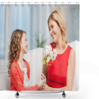 Personality  Mother And Daughter Shower Curtains