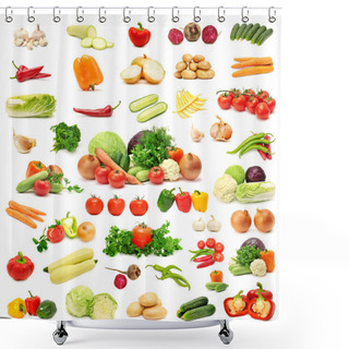 Personality  Collection Vegetables Shower Curtains