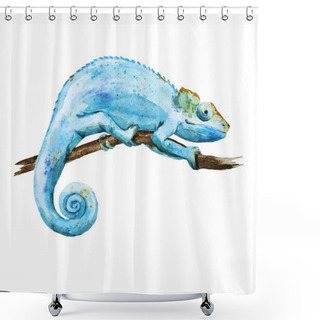Personality  Chameleon Shower Curtains