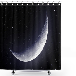 Personality  Half Moon Shower Curtains