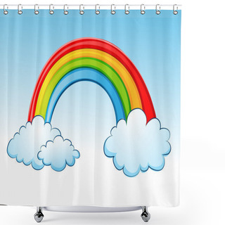 Personality  Rainbow Shower Curtains