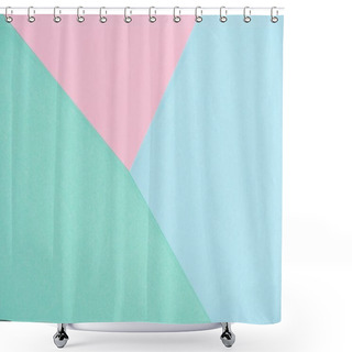Personality  Creative Abstract Pastel Colors Geometrical Background Shower Curtains
