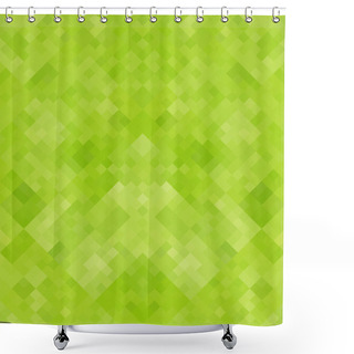 Personality  Green Abstract Background Shower Curtains