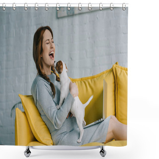 Personality  Laughing Shower Curtains