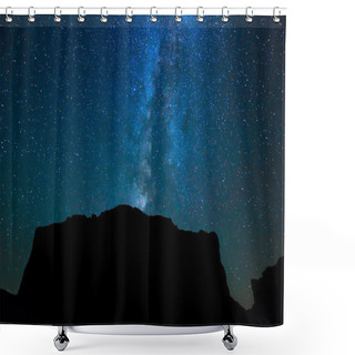 Personality  Night Sky, Stars And Galaxy Shower Curtains