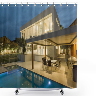 Personality  Superb Backyard Shower Curtains