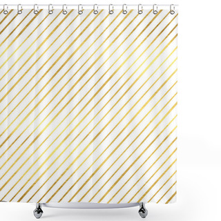Personality  Pattern With Cross Lines Shower Curtains