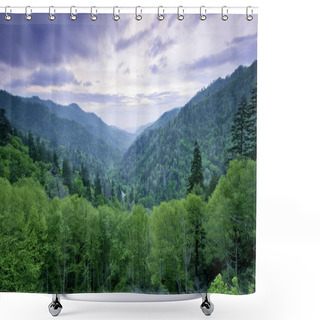 Personality  Smoky Mountains Shower Curtains
