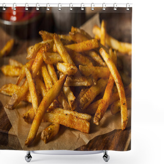 Personality  Cajun Seasoned French Fries Shower Curtains