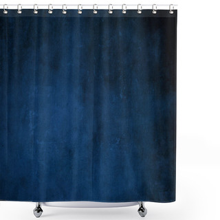Personality  Old Blue Distressed Wall Grungy Background Or Texture  Shower Curtains