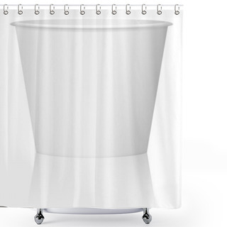 Personality  Paper Coffee Cup Shower Curtains