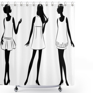Personality  Vintage Fashion Shower Curtains