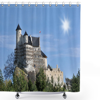 Personality  Castle Shower Curtains