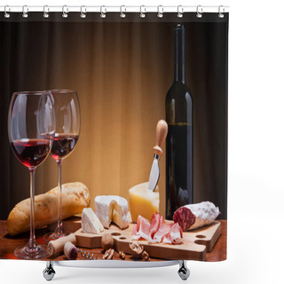 Personality  Romantic Dinner Shower Curtains