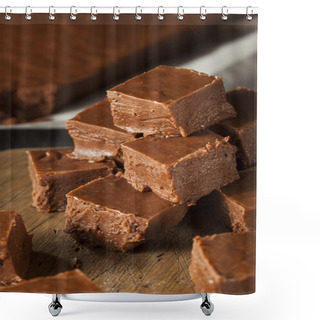 Personality  Homemade Dark Chocolate Fudge Shower Curtains