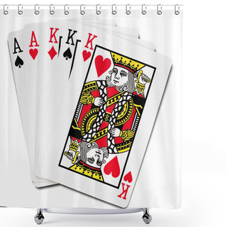 Personality  Playing Cards Shower Curtains