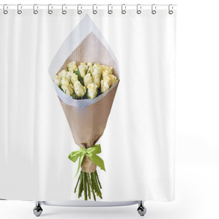 Personality  Bouquet Of Flowers In Package Shower Curtains