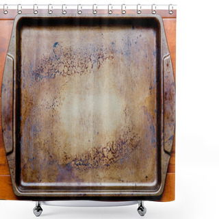 Personality  Old Oven Baking Tray Shower Curtains