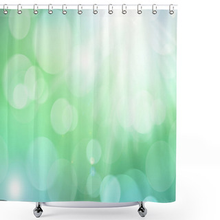 Personality  Bokeh Background Shower Curtains