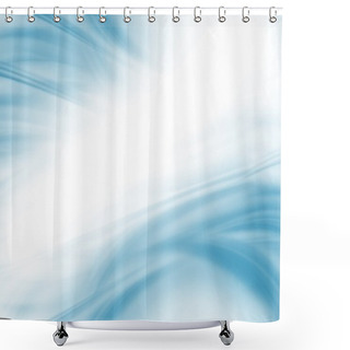 Personality  Light Blue Background Shower Curtains