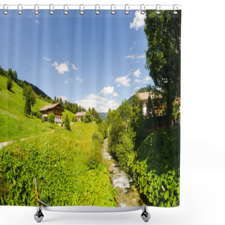 Personality  Landscape Of The Alps - Mountain Scenario Shower Curtains