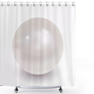 Personality  Pearl Necklace Shower Curtains