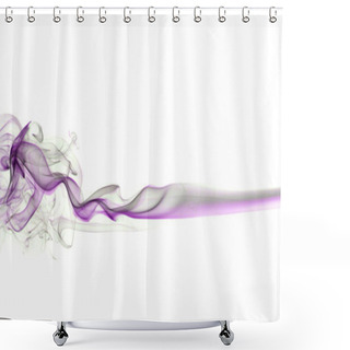 Personality  Purple Smoke Shower Curtains