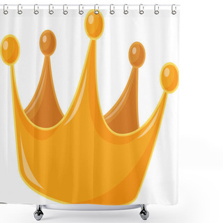 Personality  Crown Shower Curtains