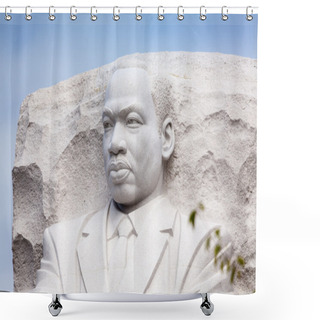 Personality  Martin Luther King, Jr. Monument In Washington, DC Shower Curtains