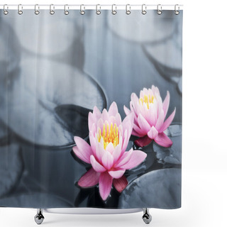 Personality  Lotus Blossoms Shower Curtains