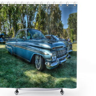 Personality  Goodguys 28th West Coast Nationals Presented By Flowmaster Shower Curtains