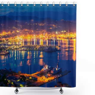 Personality  La Spezia At Night Shower Curtains